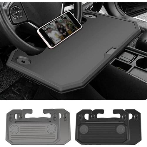 Car Table Steering Wheel Desk Trays Computer Rack Mount Stand Eat Work Drink Food Coffee Goods Tray Board Dining Table Holder