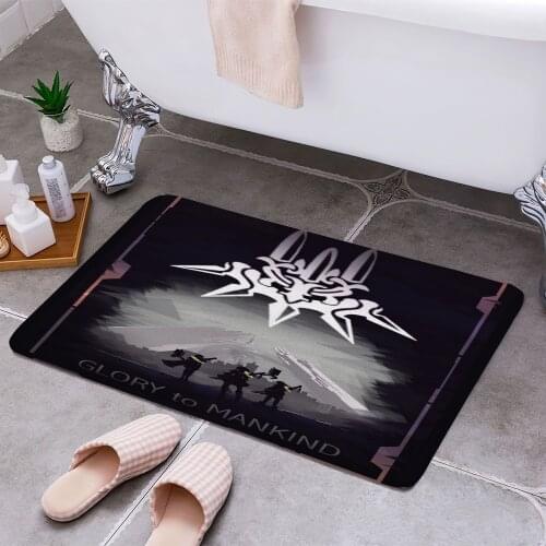 Glory to Mankind 3D Print Doormats Rectangle Non-Slip DoorMat Bedroom Kitchen Entrance Print Door rugs Dropshipping