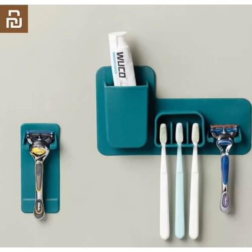 Original Youpin silicone shelf / toothbrush rack / razor rack / washing storage box / high quality silicone / safe storage