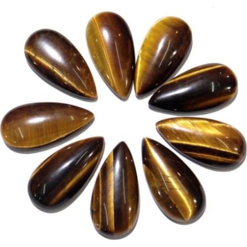 30*15mm Natural stone Quartz crystal Turquoises Water Drop Cabochon Pendant for diy Jewelry making necklace Accessories 20PCS A3