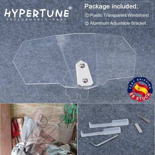 Airflow Adjustable Windscreen Wind Deflector Universal Motorcycle Windshield for Kawasaki BMW Ducati honda Benelli Triumph