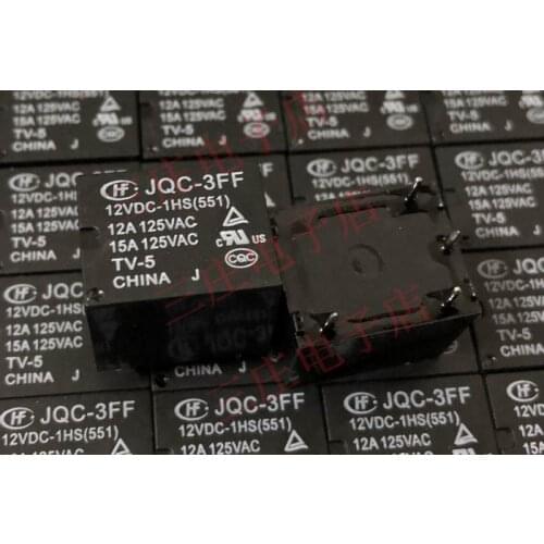Relay JQC-3FF 12VDC-1HS (551) T73-1A-12V