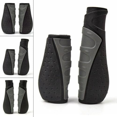 1Pair Mountain Bicycle Folding Bike Handlebar Grip Long/Short Shift Handle Grips For 22.2mm Hole Diameter Handlebar
