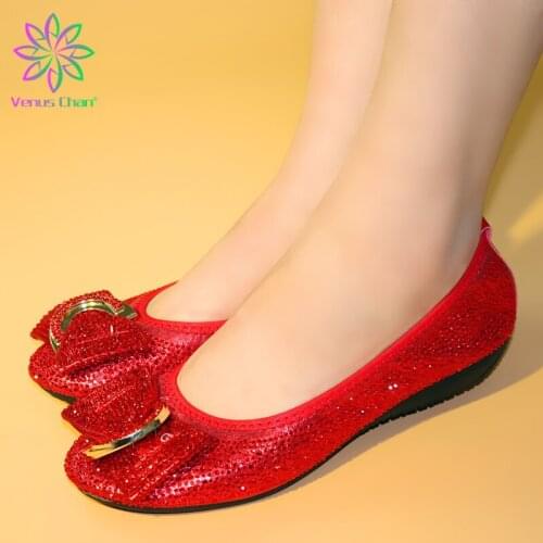 2019 Women Shoes Red diamond Loafers Women Mixed Colors Casual shoes Handmade Soft Comfortable Shoes Women Flats