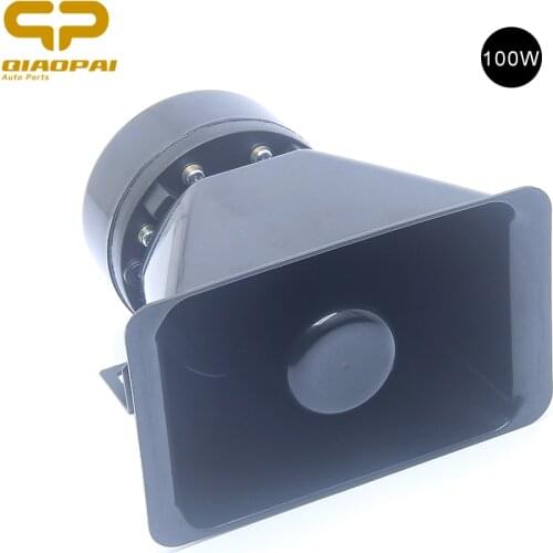 Universal 100W 12V Train Horn Loudspeaker Siren for Car Alarm Warning Speaker Alarm Sounds Police Megafone Sound Racer Accessory