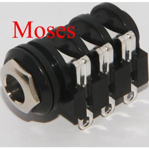 100% Original 6.35 Microphone KTV PJ-645C Audio Effects connection Mono/Stereo Enclosed jack with solder terminals sockets