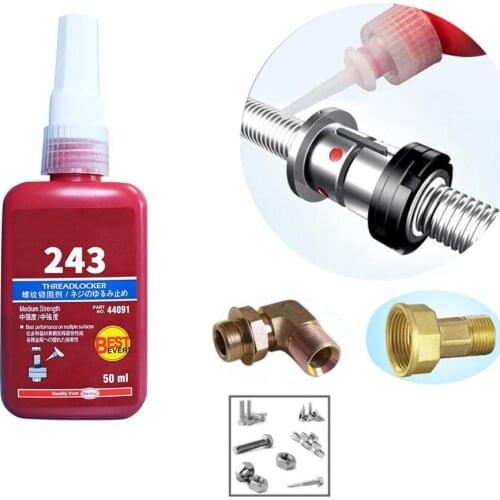 243 50ml Cylindrical Retainer Locking Adhesive Metal Screw Anaerobic Adhesive Thermal Strength Environment Glue