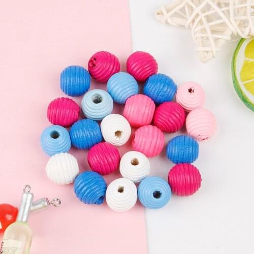 3.5x14mm 50pcs High Quality Multicolor Wood Beads With HoleHandmade Wooden Loose Beads DIY for Jewelry Making 50pcs