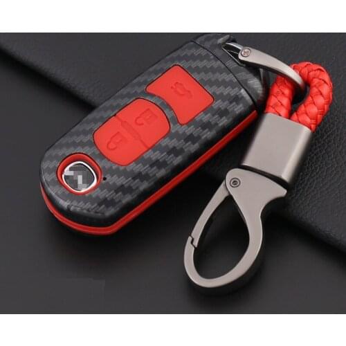 Car Styling Key Cover Case 2 3 Buttons For Mazda Cx-5 Cx-7 Atenza Alexa Accessories Car Key Cover