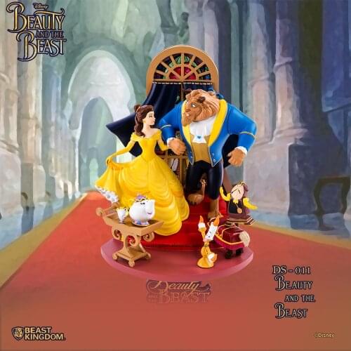 Beast kingdom Disney Beauty and the beast Desktop Decoration Garage Kits Model Kits Collection Gift Toy
