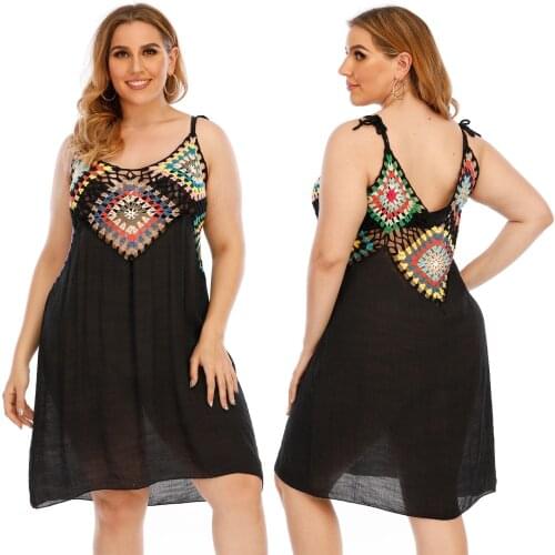 Swimming Dress For Woman Bathing Suit Cover Up Beach Ups Swimsuit Capes Female Swim Plus Size Swimwear Coverups Women Tunicas De