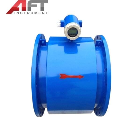 220V AFT flow meter for large diameter pipe Electromagnetic flow meter