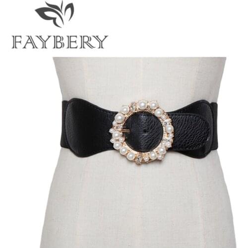 FAYBERY Women's Elastic Belts