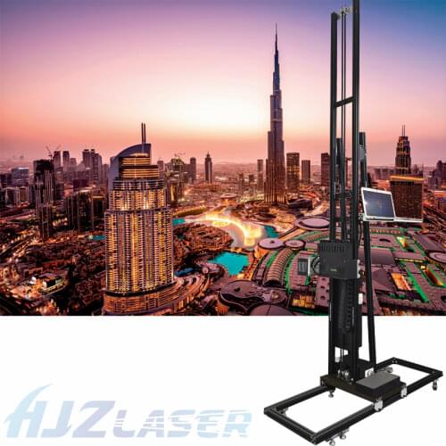 HJZ High Quality Vertical Wall Printer 3d Wall Painting Machine