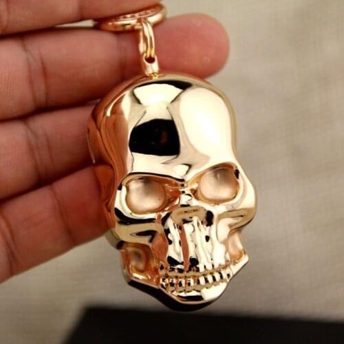 Key Deduction Creative Skull USB Charging Lighter Unique Shape Novelty Lighter Smoking Cooking Ignition Tool Outdoor Survival