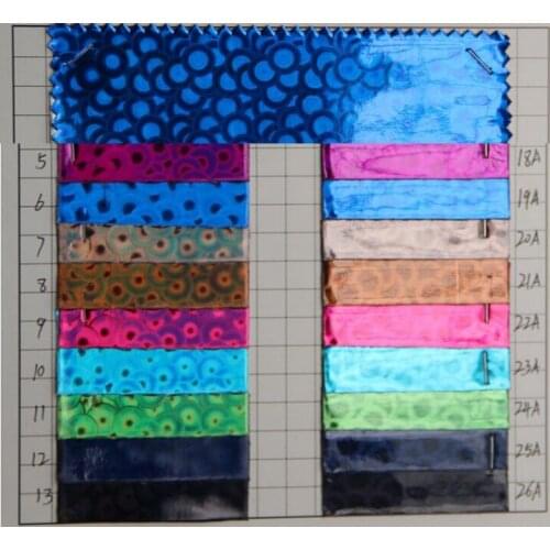 Laser dot Symphony PU leather/ Holographic flowery handbag fabric/ furniture fabric upholstery fabric/ diy leather belt material