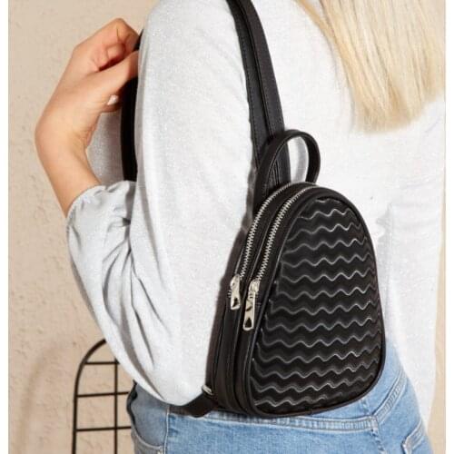 New Fashion Shiny Mini Backpack For Women Small Chest Bags Travel Handbags Passport Purse Cell Phone Ladies Daily Stylish