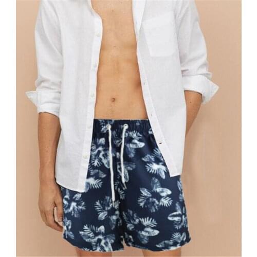 New Mens Beach Shorts Men Summer Swimming Shorts Sexy Beach Pants Quick Dry Swim Shorts Running Gym Man Plus Size Trunks