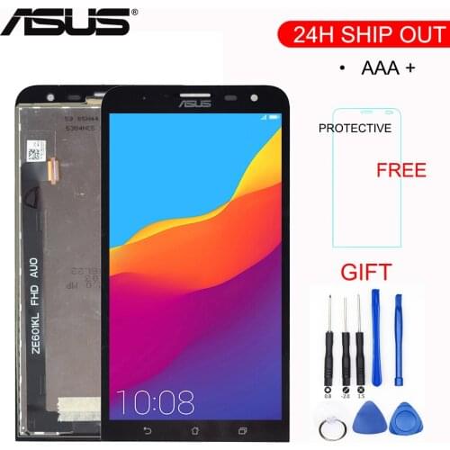 ORIGINAL 6.0'' 1920x1080 IPS LCD For ASUS Zenfone 2 Laser ZE601KL LCD Display Z011D ZE 601KL Touch Screen Digitizer Replacement