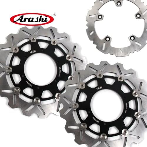 ARASHI F 800 GS CNC Front Rear Brake Rotors Disc Fit BMW F800GS 2015 2014 2013 2012 2011 2010 2009 / F 800GS ADVENTURE 2013-2015