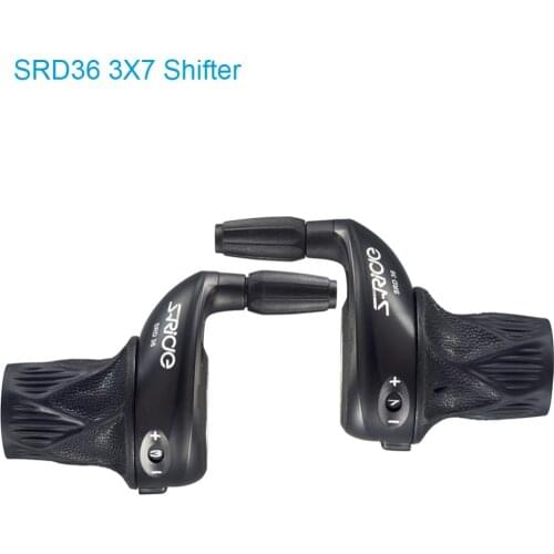 S-Ride MTB Bike 3x7 Speed Twist Shifter Left & Right Twist Grip Gear Shifters Bicycle Spring Shifting Fit for Shimano SL-RS25