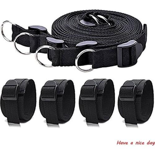 Sex ProductsSex Toys For Couples Adult Erotic Toy Handcuffs & Ankle Cuffs BDSM Bondage Under Bed Restraint Bondage Fetish Slave