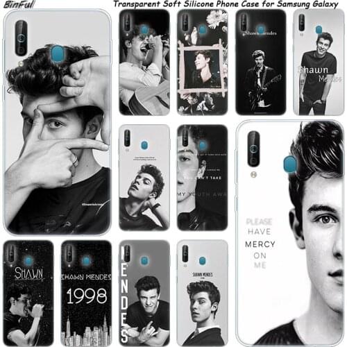Hot Shawn mendes poster Silicone Phone Case For Samsung Galaxy A80 A70 A60 A50 A40 A40S A30 A20E A2CORE M40 Note 10 Plus 9 8 5