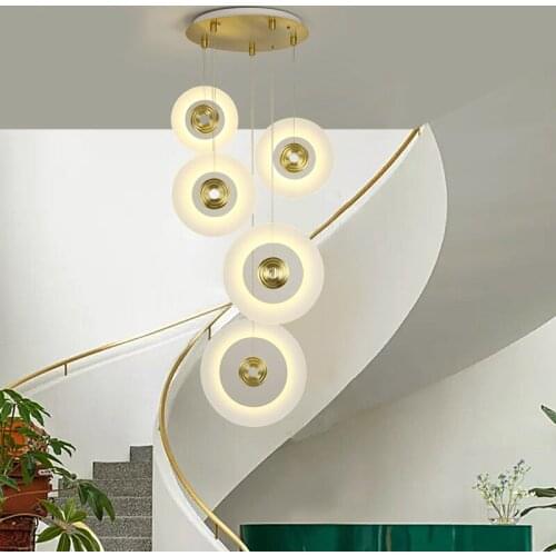 Nordic hanging lamp deco maison glass ball restaurant living room bedroom hanging ceiling lamps luminaire pendant lights