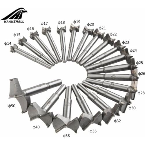 20pcs/set 14-50mm Forstner Drill Bits Woodworking Self Centering Hole Saw Cutter