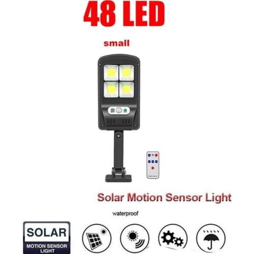 Tabular oblong 100 LED Solar Wall Lamp PIR Motion Sensor Light Outdoor Waterproof Garden Courtyard Solar Street Lights Lighting