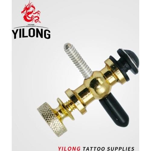 YILONG Brand New Pro 1pcs Tattoo Spring Screw Polishing Front Contact Binding Post For Tattoo Machine Parts Free Shipping