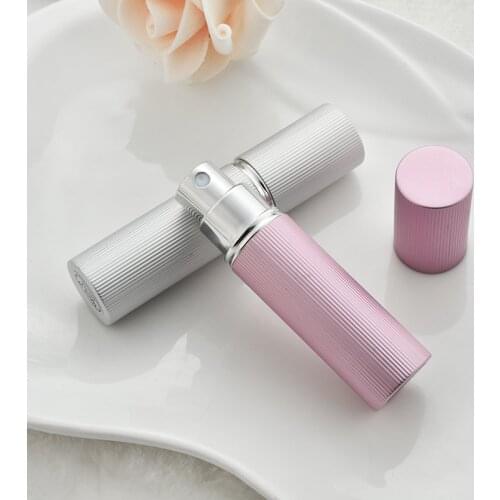 2Pcs 5ml Mini Refillable Bottle Perfume Bottle Portable Travel Refillable Perfume Atomizer Bottle Squeeze flakon parfum Bottles