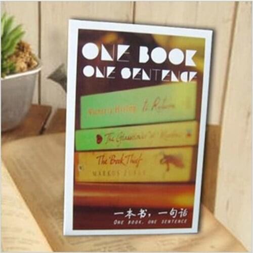 30 sheets/LOT One book one sentence Postcard /Greeting Card/Wish Card/Christmas and New Year gifts