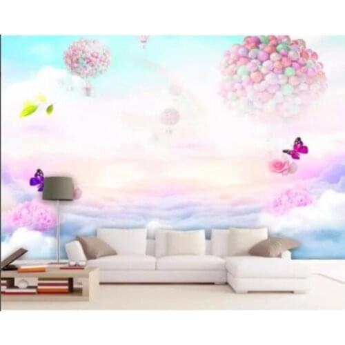 Custom 3D wallpaper mural modern minimalist warm balloon living room bedroom background wall decoration painting wallpaper
