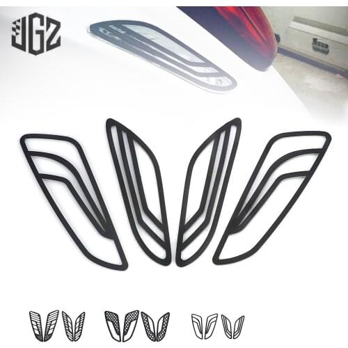 4 pcs Motorcycle Aluminum Front Rear Turn Signal Lights Protector Net Lamp Mesh Cover For VESPA SPRINT PRIMAVERA 150 2013 - 2020