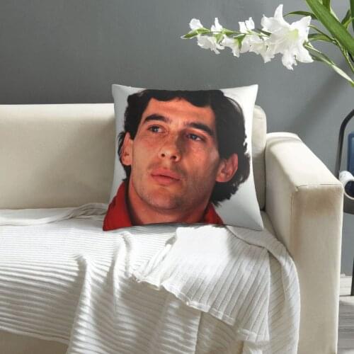 Ayrton Senna pillowcase printed cushion cover sofa waist pillow pillow cover