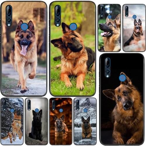 Silicone Cover German Shepherd Dog For Huawei Honor 9 9X 9N 8S 8C 8X 8A V9 8 7S 7A 7C Pro lite Prime Play 3E Phone Case