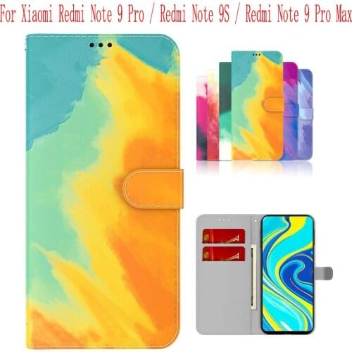 Sunjolly Case for Xiaomi Redmi Note 9 Pro Note 9S Note 9 Pro Max Wallet Stand Flip PU Phone Case Cover coque capa Case Cover