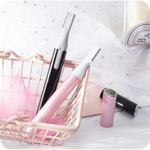 Electric Eyebrow Shaper Trimmer Makeup Scissors Facial Epilator Depilation Pen Apply Brows & For Face Body Hair Correction Care