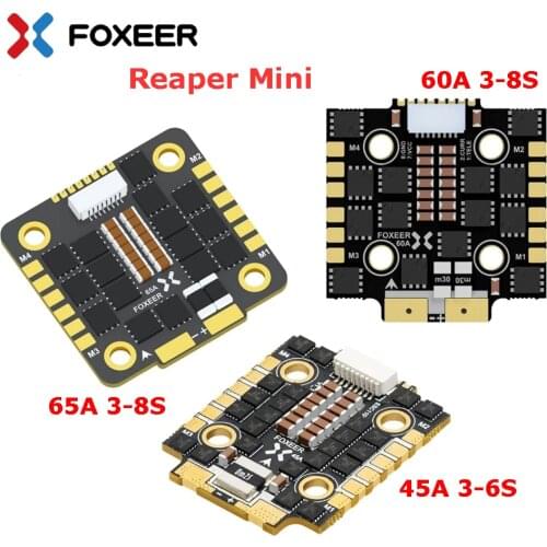 Foxeer Reaper Mini 4in1 45A 60A 65A BLheli32 3-6S 3-8S DSHOT1200 Brushless ESC For RC FPV Racing Freestyle Drones QuadcopterTran