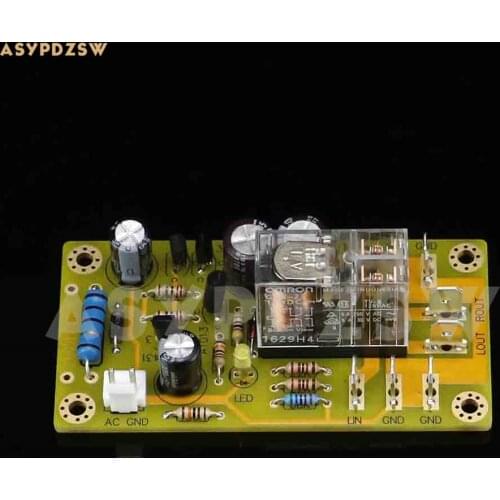YISHENG Double-sided gold 2 Channel Speaker protection board With Omron relay