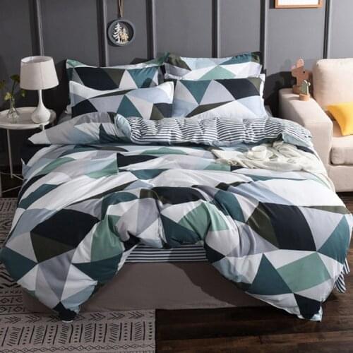 Bed sheets set cotton quilt duvet cover beddings 4sets Queen