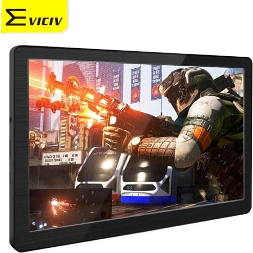 Eviciv 7 Inch Mini Monitor for Laptop PC 0.5lb Light Weight External Screen IPS Portable Display 60Hz HDMI Game Console VESA USB