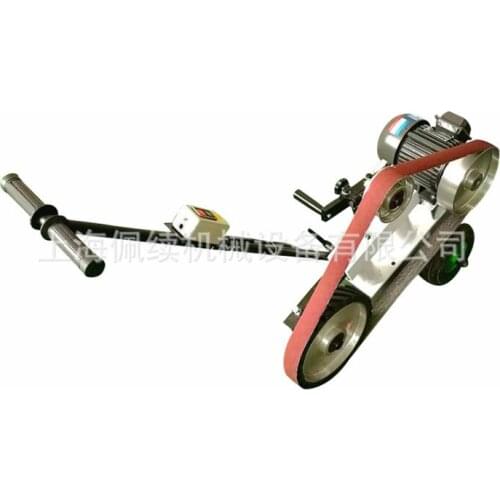Mobile trolley belt machine, plug-in grinder, weld seam grinding, polishing, and sanding belt machine