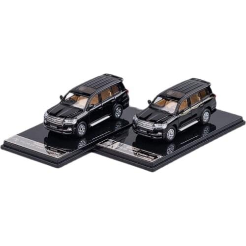1/64 Car Model LC200 Toyota Land Cruiser Land Cruiser Off-road SUV Desktop Decoration Alloy Collectible Car Model Toy
