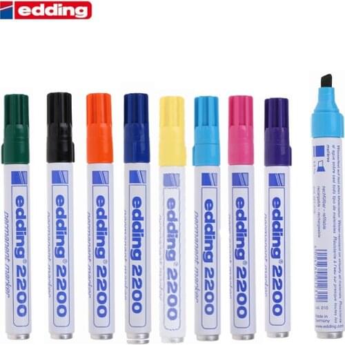Germany Edding 2200 Laboratory Marker Pen Oily Carton Plastic Marker Pen Paint Marker Pen 1PCS