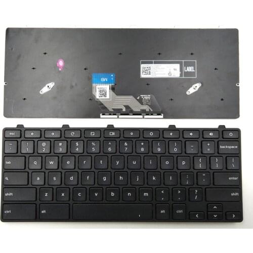 New Laptop Keyboard For Dell Chromebook 11 3180 3189 Series US Without Frame 05XVF4 0HNXPM