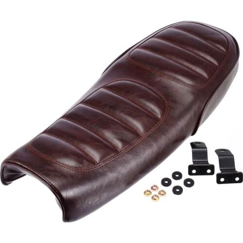 New Arrival 630*255mm Universal Flat Brat Motorcycle Styling Custom Seat Vintage Cafe Racer Hump Saddle Seat Cover