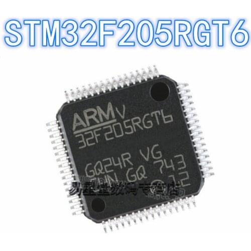 1PCS 100% new original authentic STM32F205RGT6 QFP-64 32F205RGT6 QFP64 32-bit microcontroller chip