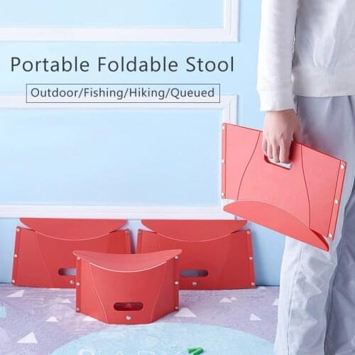 Portable Foldable Stool Folding Chair Seat Lightweight Travel outdoor fishing Chair Functional Hiking Bench Plastic Chairs